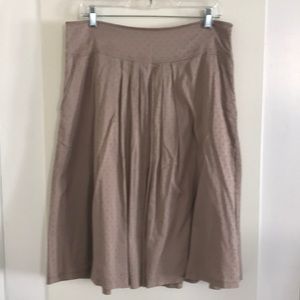 Polka dot midi skirt